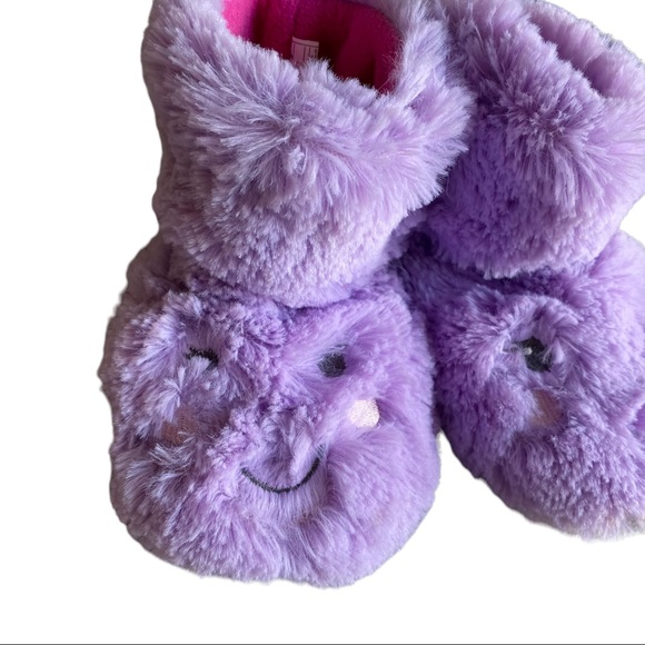Carter’s Purple Monster Toddler slippers Size 9-10 - Picture 3 of 11